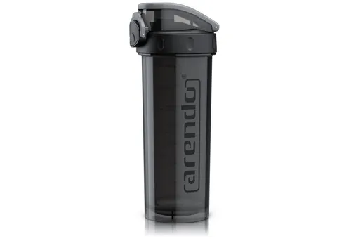 Arendo Protein Shaker Eiweißshaker 800 ml, verschließbar, spülmaschinengeeignet, Kunststoff, (4-tlg), Eiweiß Mixbecher, BPA-frei, für unterwegs, Yoga, Fitness, Sport