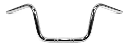 Zoll (25,4mm) Lenker Ape Hanger 22cm Verchromt kompatibel mit Harley-Davidson 1