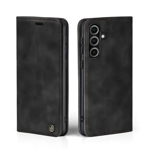 Handyhülle für Samsung Galaxy A26 5G Klapp Magnet Smartphone Cover Case Schwarz