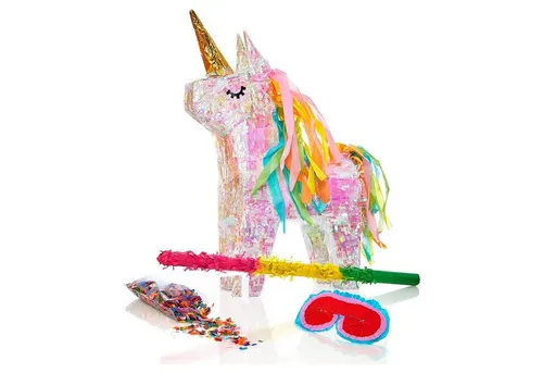 Lumaland Regenbogen Einhorn Pinata Set von Lumaland