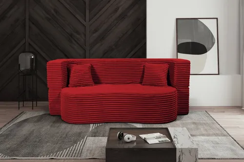 storez24 Flipper Sofa mit Schlaffunktion und Zierkissen von storez24