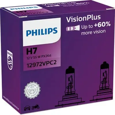 Philips Glühlampe, Fernscheinwerfer VisionPlus 12972VPC2