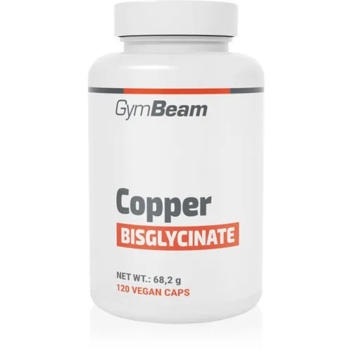 GymBeam Copper Bisglycinate Kapseln für eine normale Funktionsweise des Immunsystems und den Schutz der Zellen vor oxidativem Stress 120 KAP