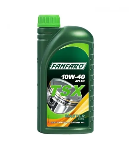 FANFARO Motoröl 10W-40 Master Line Teilsynthetiköl Motor Öl ACEA A3/B3 ACEA A3/B4 API SL TSX 1L Kompatibel mit VW Golf 4 Schrägheck 1J1 Golf 5 Schrägheck 1K1 POLO 9N TOURAN 1T1, 1T2 Passat Variant 3C5