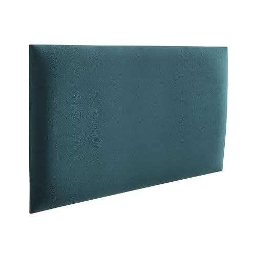 RAVIO Wandpolster | Wandkissen Bett für Schlafzimmer, Kinderzimmer, Büro, Diele | Wandpolster Bett- Meeresfarbe, 70 x 30 cm | Gepolsterte Wandpaneele – Serie Mono