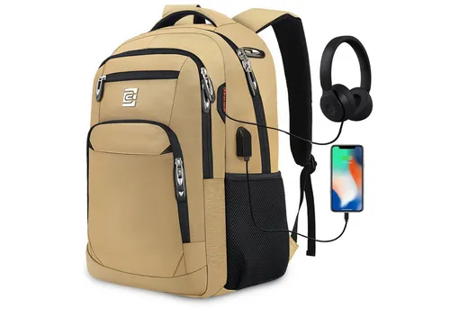 MODFU Wasserbeständiger Laptoprucksack für 15,6 Zoll Laptops