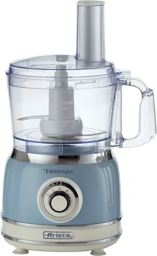 Ariete 1781 Küchenmaschine Vintage 1000 W - Universalküchenmaschine mit 2,1 l Fassungsvermögen, ideal zum Kneten und Schlagen. Das Retro-Design bringt Stil in Ihre Küche und ermöglicht große Portionen für unvergessliche Familienabende.