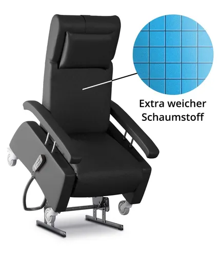 Devita Relaxsessel Lutra easy Lift – Antidekubitus Sessel mit Aufstehhilfe - Sessel für optimale Dekubitus-Prophylaxe, mit Relaxfunktion, verstellbaren Positionen und praktischer Aufstehhilfe für mehr Mobilität.