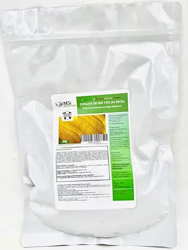 MGI DEVELOPMENT 300 Gramm Eisenchelat 13% Anti-Chlorose, professionelles Produkt, löslich, perfekt für den Gartenbau, kompatibel mit biologischem Landbau…