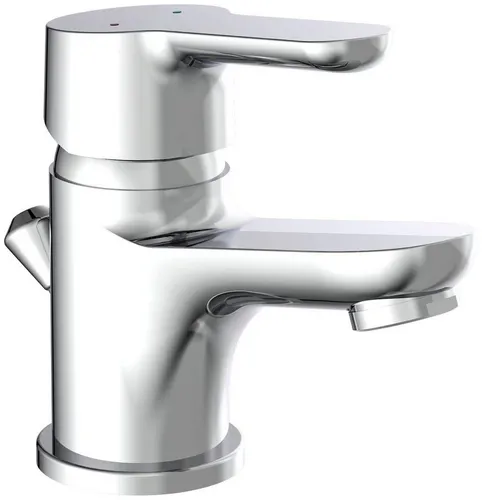 Schütte Waschtischarmatur Vico mit Zugstange - Waschtischarmatur mit Wassersparfunktion und flexiblen Anschlussschläuchen, ideal für Ihr Waschbecken. Lieferung inklusive Excentergarnitur und 5 Jahre Herstellergarantie.