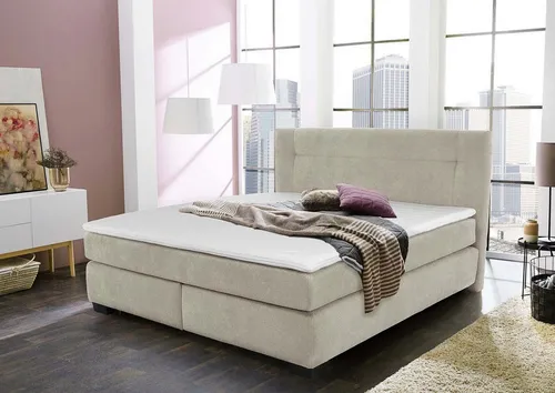 Jockenhöfer Gruppe Boxspringbett Family, inklusive 7-Zonen-TTFK-Matratzen und Kaltschaumtopper, erhältlich in den Breiten 120,140 & 180cm