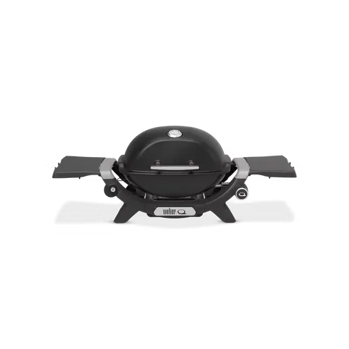 Weber Q1200N Gasgrill - Grill für Terrasse und Balkon, tragbar mit Seitentischen, heizt schnell auf für großartige Gerichte.