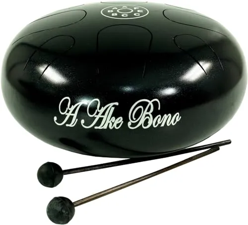 GURU SHOP Steel Drum, Percussion Rhythmus Klang Instrumente, Schwarz