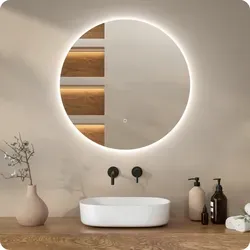 Produktbild Runder Badezimmerspiegel 80cm