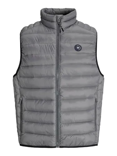 JACK & JONES Jjebradley Light Bodywarmer mit Stehkragen - Stylische Jacke für Erwachsene, ideal für die Übergangszeit. Leicht und vielseitig kombinierbar, perfekt für jeden Anlass.
