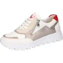 Waldläufer 993004-902 Ajala lightgrey Gr. 37 - Damen-Schnürhalbschuhe aus hochwertigem Echtleder, ideal für den Alltag und bieten optimalen Tragekomfort.