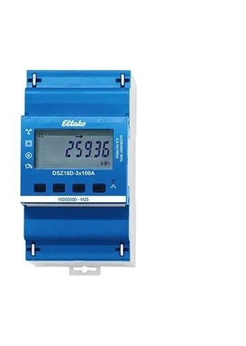 Eltako Drehstromzähler DSZ16D-3x100A MID - Präziser elektronischer Drehstromzähler für den zuverlässigen Einsatz. Geeignet für Direktmessung mit externem Tarifsteuerung und Rücklaufsperre. Ideal für effiziente Energieüberwachung.