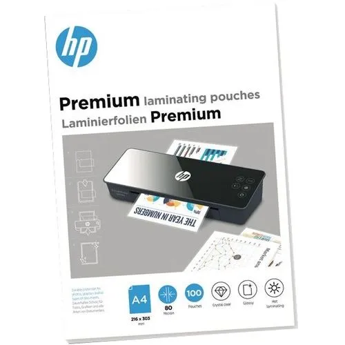 HP Laminierfolien Premium A4 80 Micron 100x