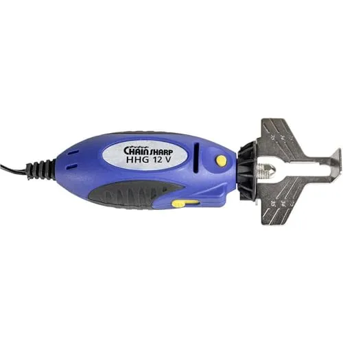PFERD TOOLS Kettensägeschärfgerät HHG-Set, 12-tlg. | 2,1m 12-Volt-Anschlusskabel, Schleifstift-ø 4/4,8/5,5mm | 83109000