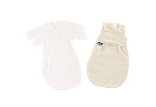 TRÄUMELAND – LIEBMICH Babyschlafsack 3-teiliges Set Garden - Baby Schlafsäcke, atmungsaktiv und mitwachsend für ganzjährigen Einsatz – optimaler Schlafkomfort dank individueller Belüftung und schadstoffgeprüften Materialien.