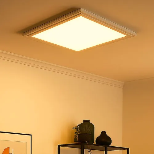 EGLO LED Panel Salobrena-c, dimmbar und smart - Panels – 30cm große Deckenlampe mit einstellbaren Weißtönen und Farben für individuelle Lichtgestaltung, ideal für modernes Wohnen.