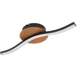 Led, Schwarz, Metall, 13x7.3x45 cm, Lampen & Leuchten, LED Beleuchtung, LED-Deckenleuchten