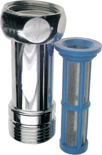 easyPART passend für Divers Wasserfilter Langzeitfilter 3/4'' Anschluss Geschirrspüler Waschmaschine chrom