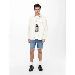 ONLY & SONS Herren ONSPLY Jog MB 8584 PIM DNM Shorts von ONLY & SONS