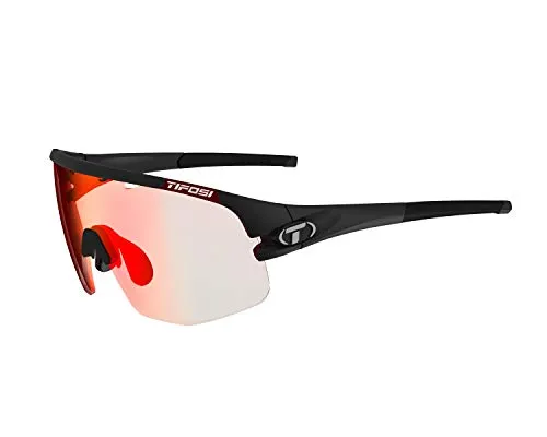 Tifosi Sledge Lite Fototec Sonnenbrille mit einer Linse: Fototec-Gläser passen sich Lichtveränderungen an, leicht, mattschwarz