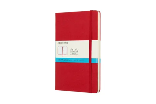 Moleskine | Moleskine Notizbuch Large/A5, Punktraster, Hard Cover, Scharlachrot