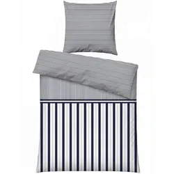 L'Essentiel Maison Bettwäsche Set 100% COTTON RANFORCE 04487 - Bettwäsche-Set aus 100% Baumwolle Ranforce, atmungsaktiv und pflegeleicht. Genießen Sie luxuriösen Komfort und stilvolle Eleganz in Ihrem Schlafzimmer mit einem beruhigenden dunkelblauen Design.