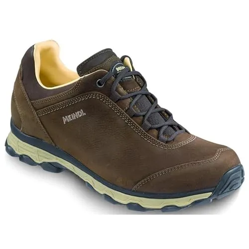 Meindl Sortino Herren Wanderschuhe (Dunkelbraun), 43 EU - Hochwertige Wanderschuhe aus Nubukleder mit optimaler Passform für besten Halt und Komfort. Ideal für Freizeit- und Hikingaktivitäten, ausgestattet mit griffiger Gummiprofilsohle und Lederfutter.