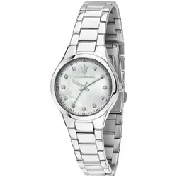 Maserati Attrazione Damen Analog Quarz Armbanduhr Edelstahl R8853151504 - Armbanduhren für Damen: Elegante Quarz-Armbanduhr mit 50 m Wasserdichtigkeit, ideal für stilbewusste Frauen.