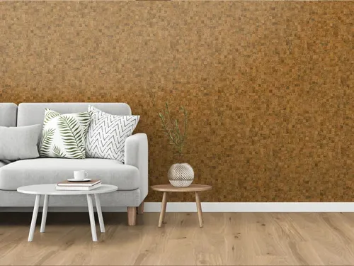 Kork Wandfliese DECODALLE Kwadraat 60x30 cm mit PARAWAX Oberfläche - Hochwertige Kork-Paneele für Wandverkleidungen, 30 x 60 cm, mit natürlicher Oberfläche. Ideal für kreative Gestaltung und sorgt für ein angenehmes Raumklima.
