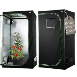 VEVOR Growzelt 100x100x200 cm in grün von Vevor