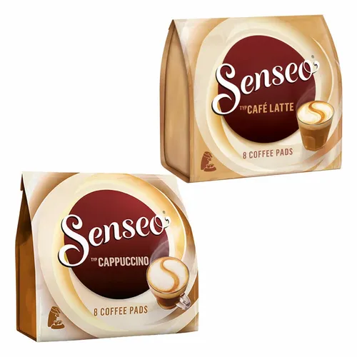 SENSEO KAFFEEPADS Cappuccino Cafe Latte Set Milchkaffee Milch Kaffee Pad 2Sorten