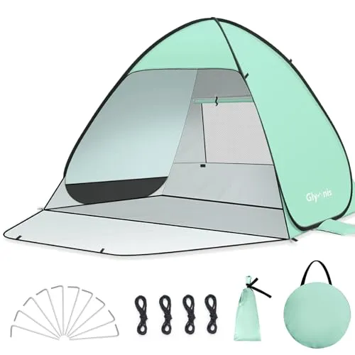 Glymnis Pop Up Strandmuschel mit UV-Schutz 50+