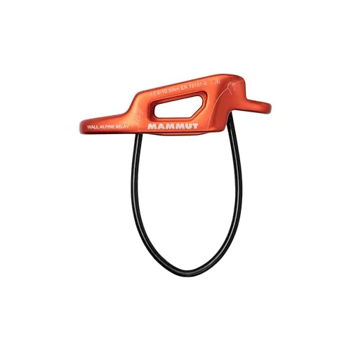 Mammut Wall Alpine Belay Sicherungsgerät - Orange, One Size - Kletterzubehör mit innovativem Design für optimale Sicherheit und einfache Handhabung beim Klettern.