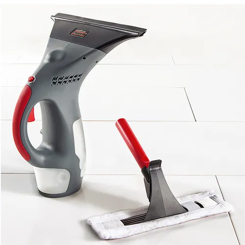 Mauk® Akku Fenstersauger Set – 3,6V 14W für streifenfreie Reinigung - Reinigungswerkzeuge: Der Akku Fensterwischer von MAUK sorgt für eine schnelle und effektive streifenfreie Reinigung von Fenstern, Spiegeln und Fliesen mit integrierter Sprühflasche.