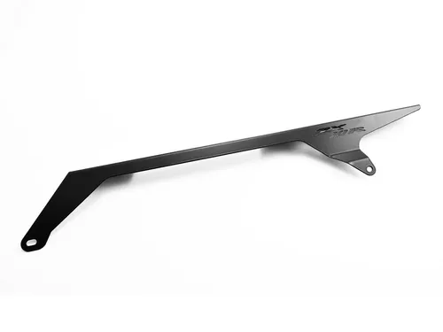 Kawasaki ZX10R Kettenschutz schwarz - BJ 2008-10 - Schutzvorrichtung für Kawasaki ZX10R, aus hochwertigem Edelstahl, gebürstet und pulverbeschichtet für optimale Langlebigkeit.