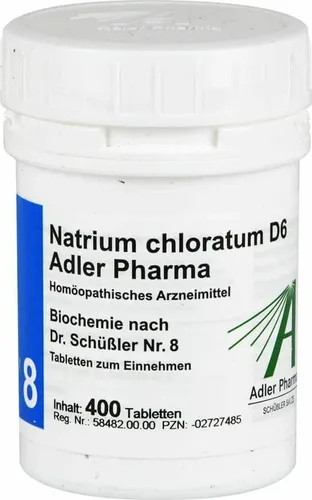 BIOCHEMIE Adler 8 Natrium chloratum D 6 Tabletten 400 St