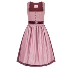 Nübler Dirndl Midi Dirndl Lohe in Beere in lila von Nübler