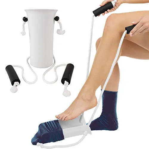 Sockenanzieher, Sockenanziehhilfe Anziehhilfe für socken und strümpfe Kompressionsstrümpfe
