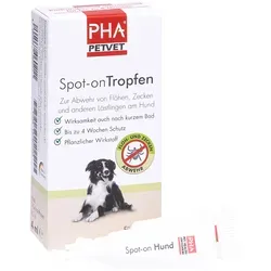 PHA Spot-on Tropfen für Hunde 2X2 ml