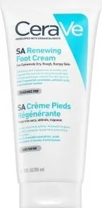 CeraVe SA regenerierende Fußcreme 88 ml - Intensive Pflege für trockene, rissige Füße. Mit einzigartiger Wirkstoff-Freisetzung für langanhaltende Feuchtigkeit und Unterstützung der Hautschutzbarriere. Ideal für geschmeidige Füße.