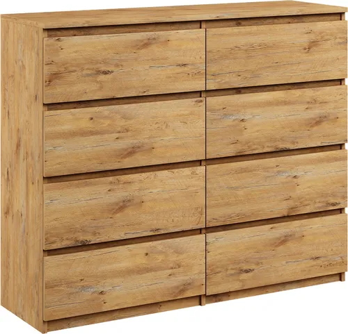 Kommode mit 8 Schubladen breite 140cm Sideboard moderne artisan