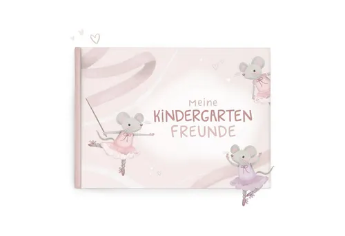 mintkind Freundebuch Freundebuch Kindergarten - Erinnerungsbuch 96 Seiten