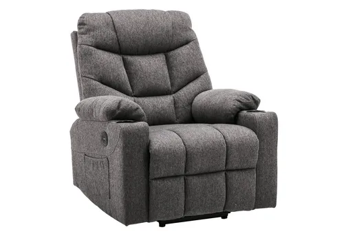 MCombo Relaxsessel mit elektrischer Aufstehhilfe - Sessel mit Relaxfunktion, extra hohe Rückenlehne und praktischer Aufstehhilfe, ideal für Komfort und Unterstützung beim Sitzen und Aufstehen.