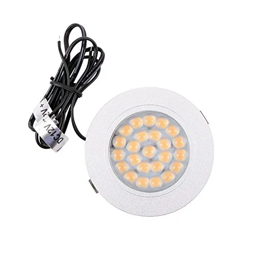 ProPlus Wohnwagen Spot Einbauspot 24 LED-Deckenleuchte 12v, 220lm, Ø65x11mm