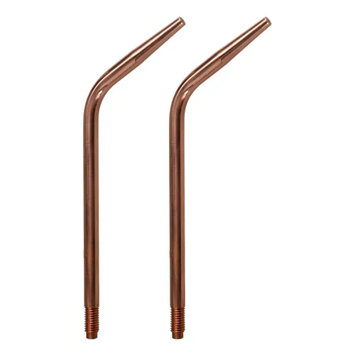 Leichte gepresste Schweißlötdüse Nr. 1 Spitze 0,9 mm Sauerstoff Acetylen 2 Stück